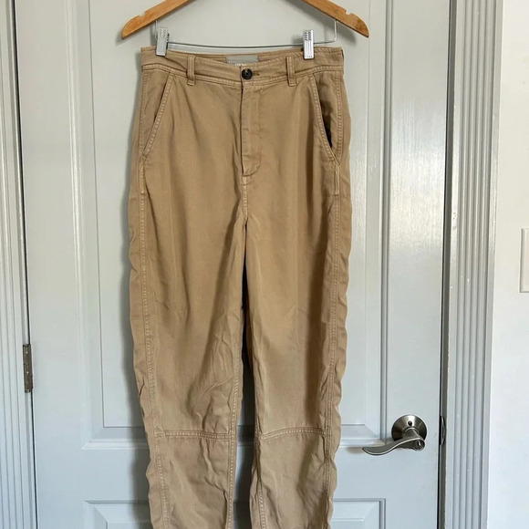 Everlane The TENCEL Relaxed Chino Pant Beige Size 2 - Picture 3 of 12